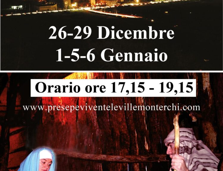 Monterchi (AR), il Presepe Vivente nel paese di Piero della Francesca - 26/29 dic e 1-5/6 gen Fuoriporta