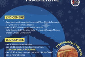 Poggio Moiano per il Natale si fa in 3! Sagra della polenta, mercatini di Natale e presepe! - 13 dic/5 gen Fuoriporta